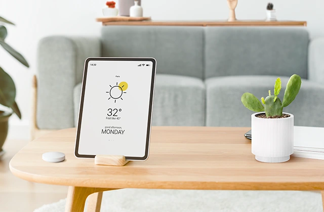 Tablet s meteo podacima za pametno upravljanje navodnjavanjem