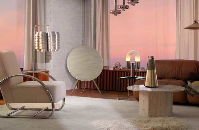 Bang & Olufsen zvučnici u dnevnom boravku – multiroom audio sustav